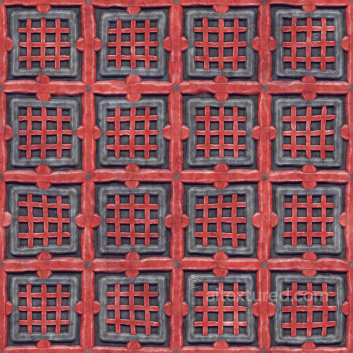 Stylized Cartoon Hand Painted Handpainted Metal Plates - Seamless PBR Texture seamless Metal PBR texture