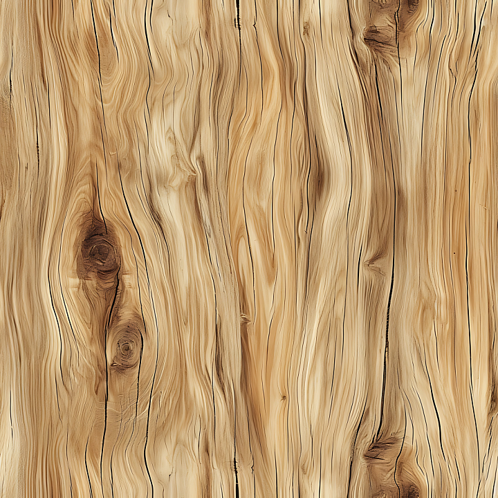 Rustic Pine Wood Featuring Natural Knots and Grain Patterns seamless PBR texture preview