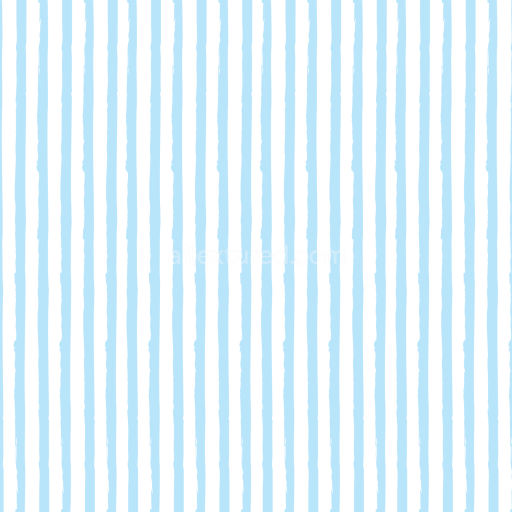 Seamless 3D PBR Texture of Light Blue Watercolor Vertical Stripes on White Fabric