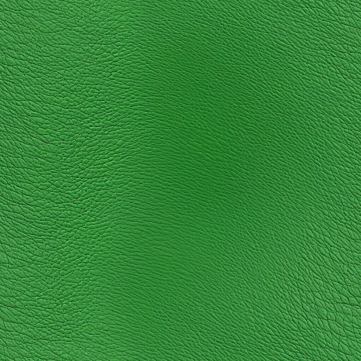 Bright Green Pebbled Leather with Fine Grain and Natural Wrinkles seamless PBR texture preview