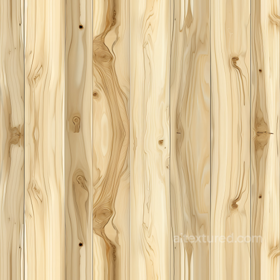 Pine Wood Planks PBR Texture With Natural Knots and Light Grain Wood texture preview