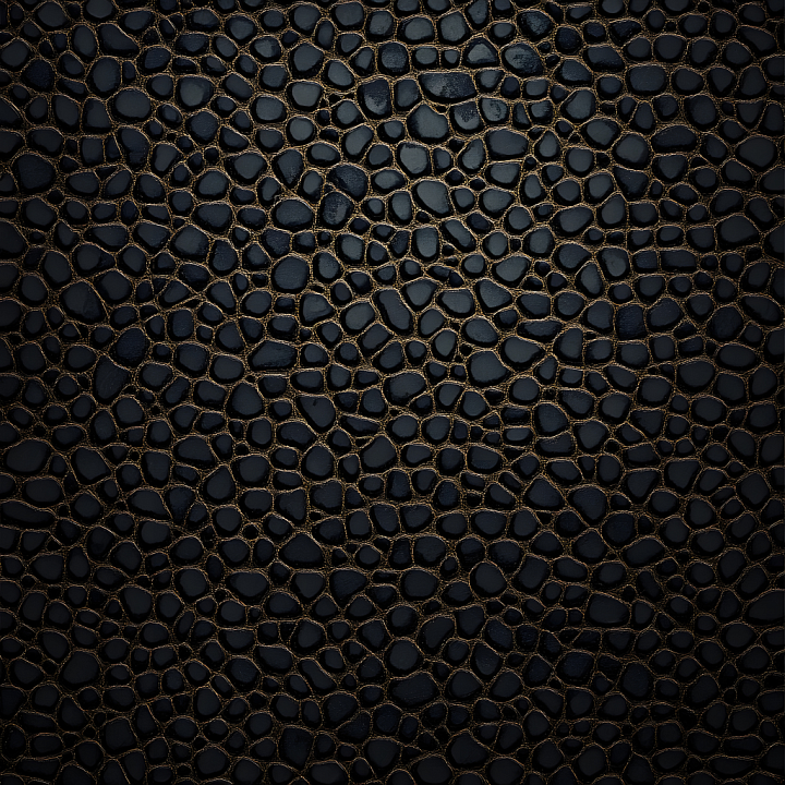 Black Reptilian Skin with Detailed Scale Structure and Subtle Sheen seamless PBR texture preview