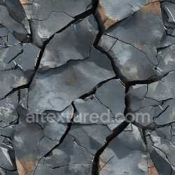 seamless Seamless 3D PBR cracked and holed metal surface texture with oxidized patches texture 8k free download PBR