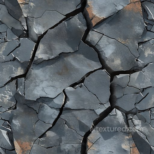 Cracked And Holed Metal Surface Texture With Oxidized Patches seamless Cracked & Holes PBR texture