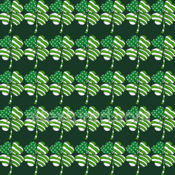 seamless Seamless 3D PBR Texture Featuring St Patricks Clover with US Flag Pattern texture 8k free download PBR