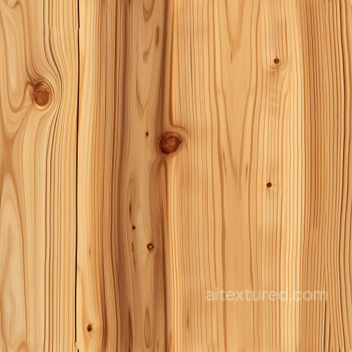 Pine Wood Planks Seamless Texture with Natural Grain and Knots seamless Wood PBR texture