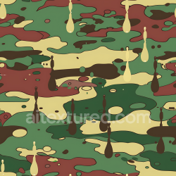 seamless Seamless 3D PBR Woodland Camouflage Texture with Organic Blotches and Earthy Tones texture 8k free download PBR