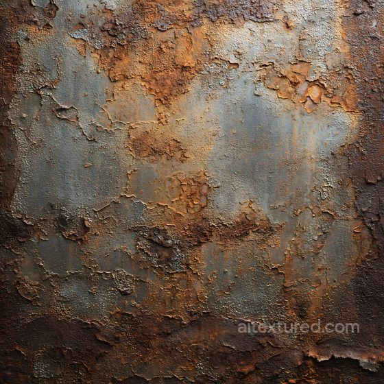 Rusty Metal Texture Featuring Peeling and Cracked Paint with Rich Rust Tones Rust texture preview