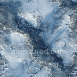 seamless Seamless 3D PBR Texture of Ice-Covered Rocky Ground with Cracks and Frost texture 8k free download PBR