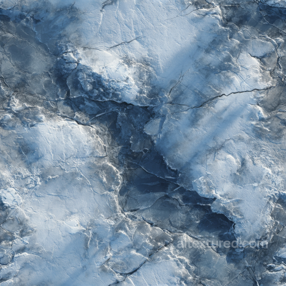 Stone Texture of Ice-Covered Rocky Ground with Cracks and Frost Stone texture preview