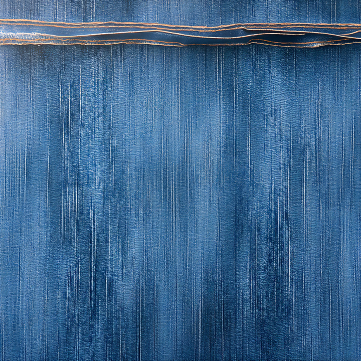 Cracked Denim Fabric with Detailed Wear and Tear seamless PBR texture preview