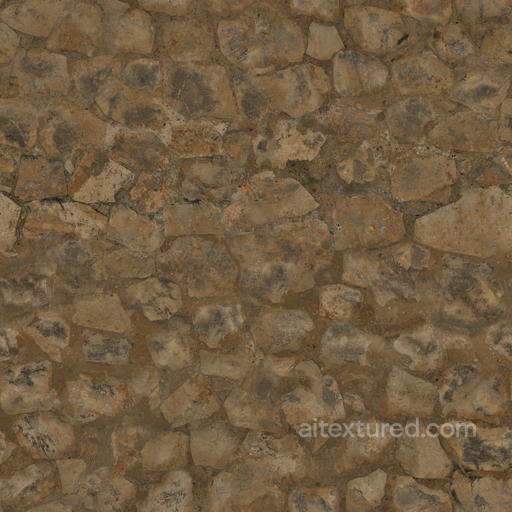 Rock Wall - Rock Discolored Weathered Wall Chipped Rocks seamless Rock PBR texture