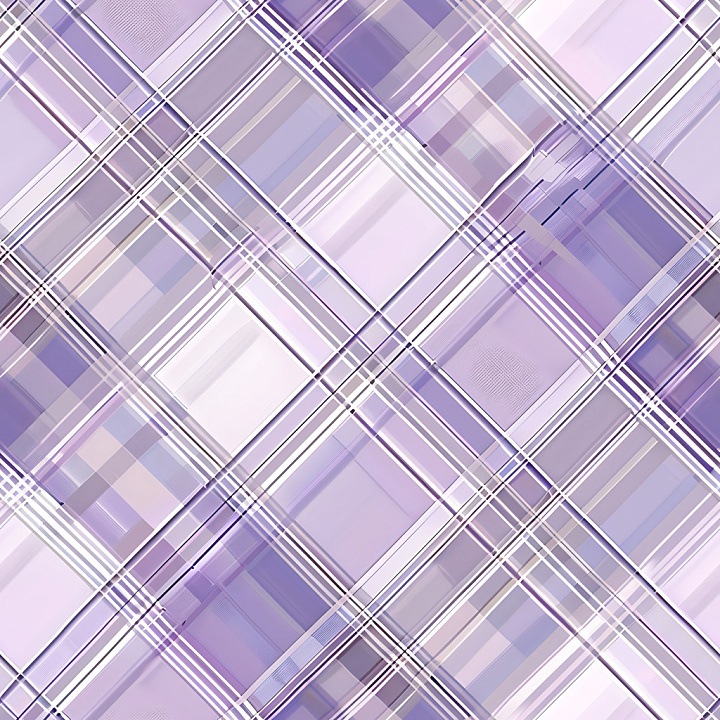 Glossy Purple Plaid Metal with Geometric Panels seamless PBR texture preview