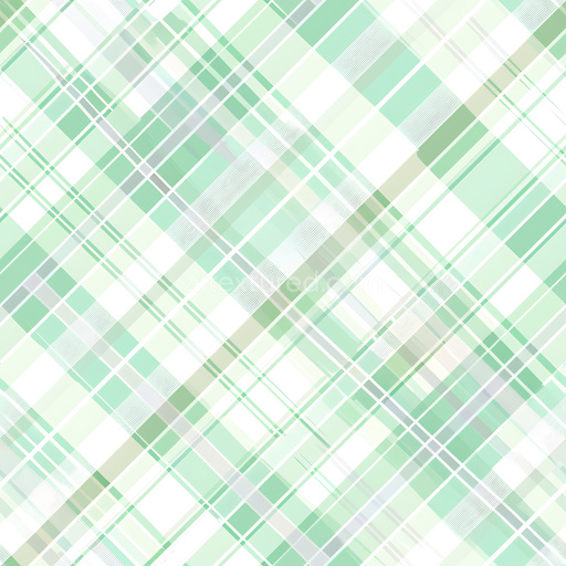 Seamless 3D Plaid Metal PBR Texture with Light Green and White Pattern