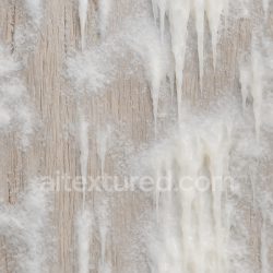 seamless Seamless 3d texture pbr 8k snowy wood frosted glass icicles candle wax texture 8k free download PBR