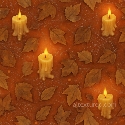 Pumpkin Skin For Halloween Decor seamless Halloween PBR texture