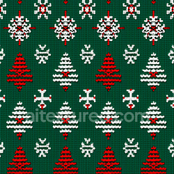 seamless Seamless 3D PBR Knitted Christmas Pattern Texture in Green, Red, and White texture 8k free download PBR