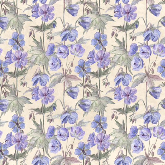Flower Texture of Delicate Blue Flowers with Vintage Botanical Style Flower texture preview