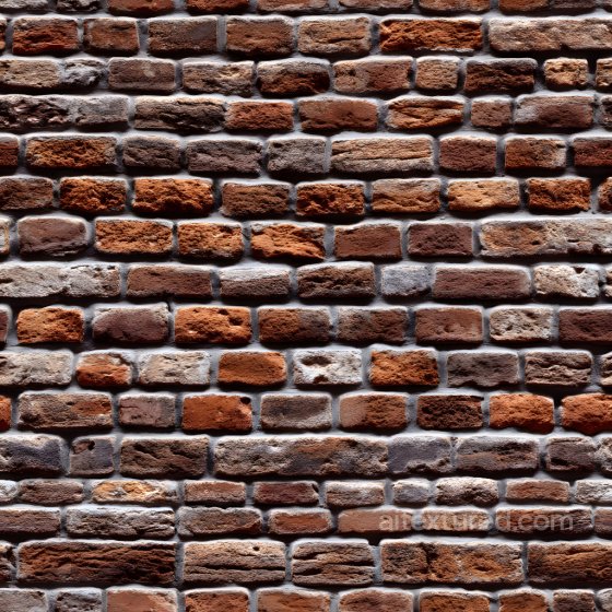 Cracked Brick Wall PBR Texture with Realistic Holes and Weathered Surface Brick texture preview