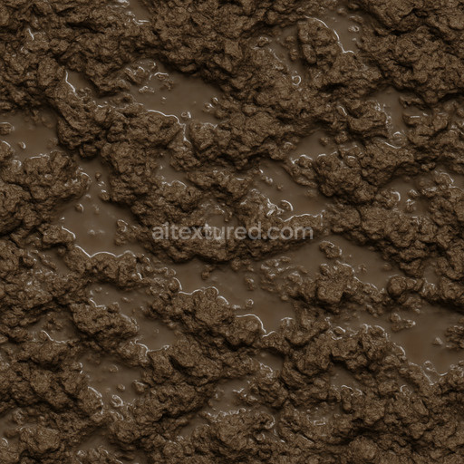 Seamless Wet Soil Texture Seamless 1024X1024