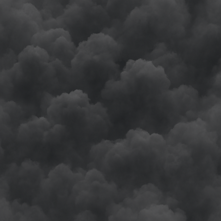 Of Silhouetted Storm Gray Cumulonimbus Clouds seamless PBR texture preview