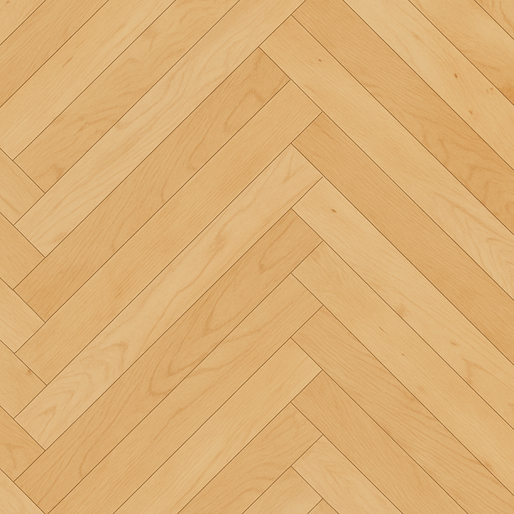 Natural Maple Parquet Wood seamless PBR texture preview