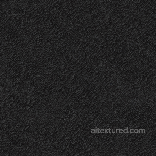 Black Pebbled Leather Seamless Texture with Fine Grain seamless Leather PBR texture