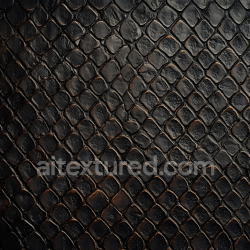 seamless Seamless 3D PBR Dark Scaled Skin Texture Featuring Glossy, High-Relief Scales and Subtle Roughness texture 8k free download PBR