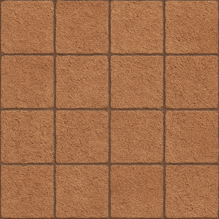 Coarse Clay Tiles seamless PBR texture preview