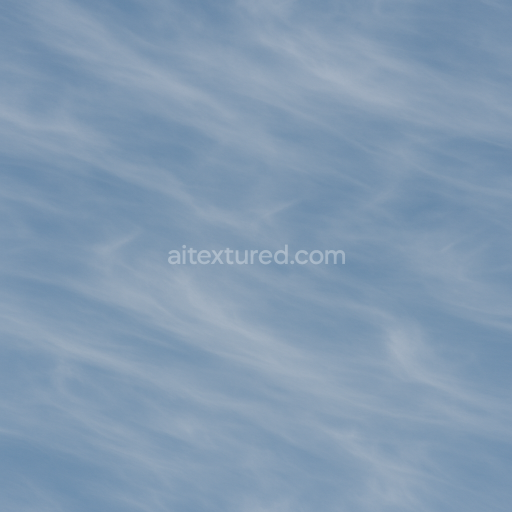 Seamless 3d texture pbr 8k soft edged cirrostratus cloud veil surface