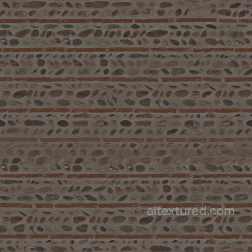 Patterned Brick Wall seamless Brick PBR texture