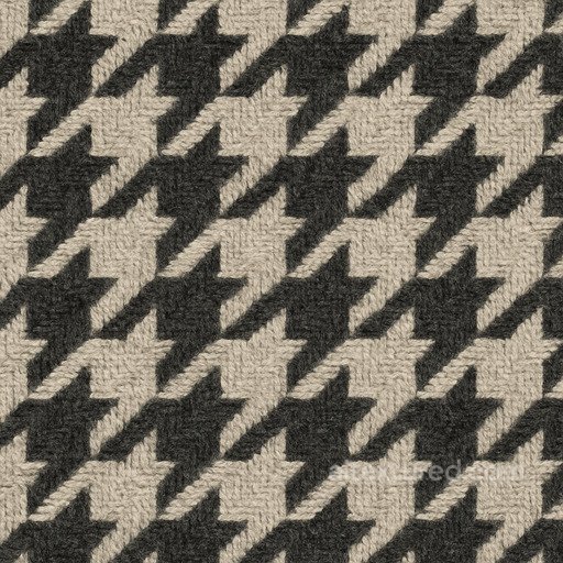 Hounds Tooth Classic Textile seamless Patterns PBR texture