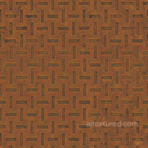 Rusty Metal Grate - Metal Grate Rusty Rusty Rust Metallic seamless Metal PBR texture
