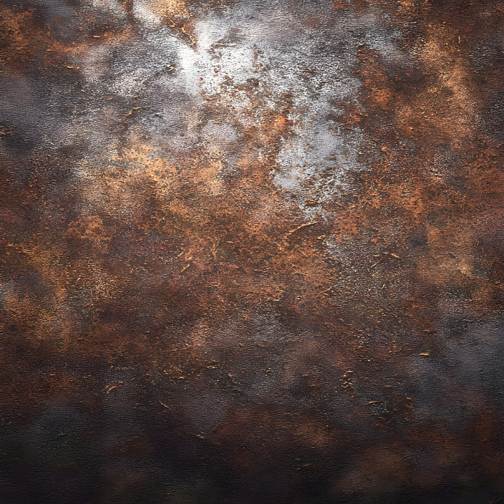 Rusty Cracked Metal with Corroded Surface Detailing seamless PBR texture preview