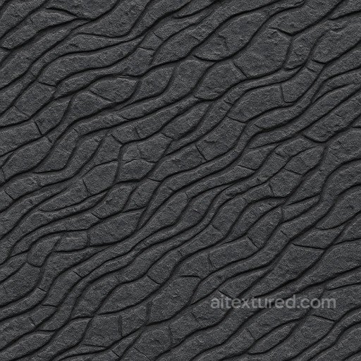 Patterned Basalt Seamless Texture seamless Stone PBR texture