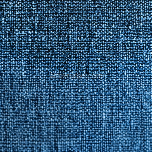 Seamless 3D Cracked Denim Fabric PBR Texture with Distressed Blue Weave