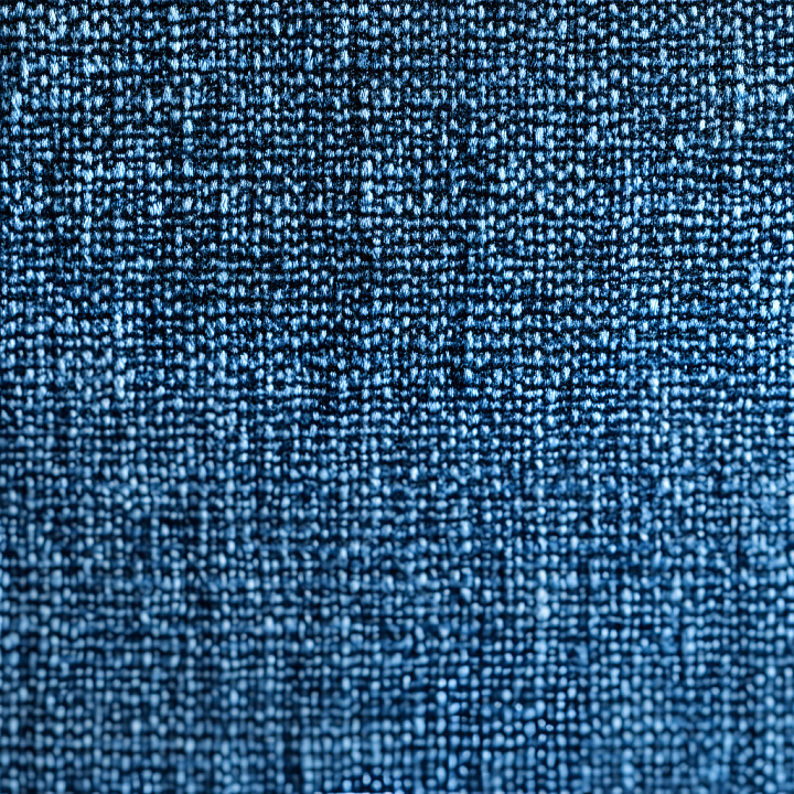 Cracked Denim Fabric with Distressed Blue Weave seamless PBR texture preview