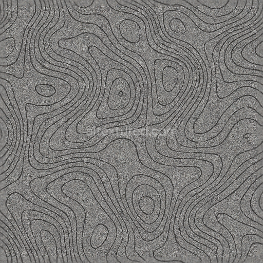 Seamless 3d texture pbr 8k topographic lines contour lines noise grain static interference digital glitch