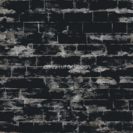 Painted Bricks Seamless Texture Pbr Tileable Realistic Weathered Dark Fine