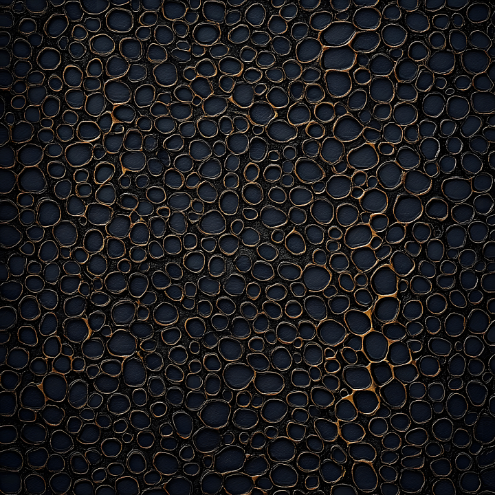 Skin Featuring Stylized Porous Organic Pattern seamless PBR texture preview