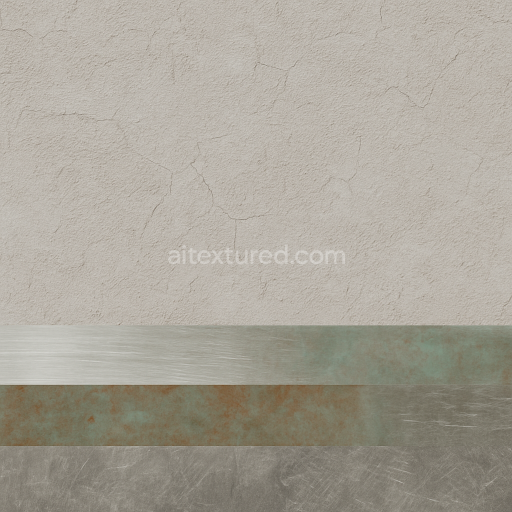 Seamless 3d texture pbr 8k rough plaster surface with fine cracks