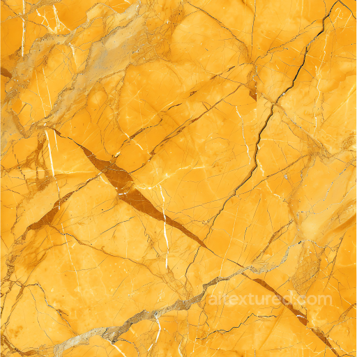 Giallo Reale Marble PBR Texture with Rich Golden Tones and Distinct Veining seamless Marble PBR texture