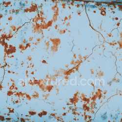 seamless Seamless 3D Rusty Metal PBR Texture Featuring Blue Paint Cracks and Corrosion Spots texture 8k free download PBR