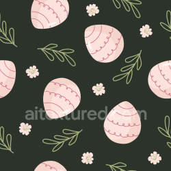 seamless Seamless 3D PBR texture of soft pink Christmas ornaments with floral accents texture 8k free download PBR
