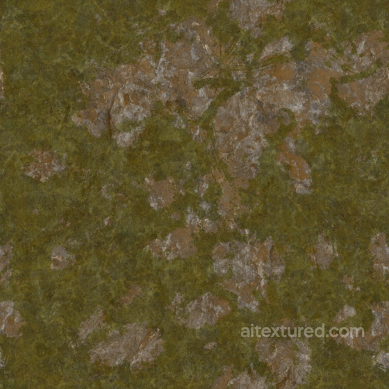 Archviz Ground Moss Rock Rocks Stone Vegetable - Seamless PBR Texture Moss texture preview