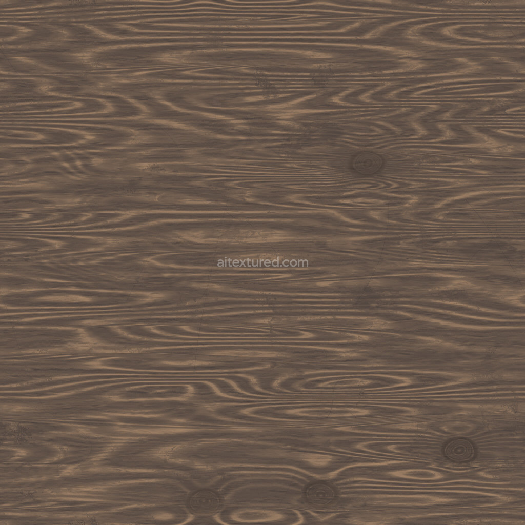 Seamless wood PBR texture with realistic grain and detail