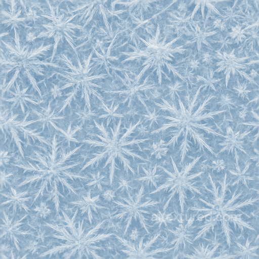 Of Icy Frost With Frost Spikes And Ice Frost Crystals seamless Ice PBR texture