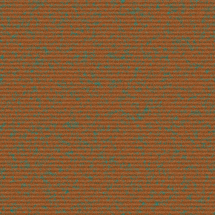 Procedural Oxidized Bronze Metal seamless PBR texture preview