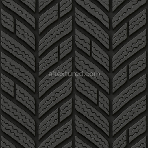 Decorative Tire Tread Rubber Texture Seamless 1024X1024