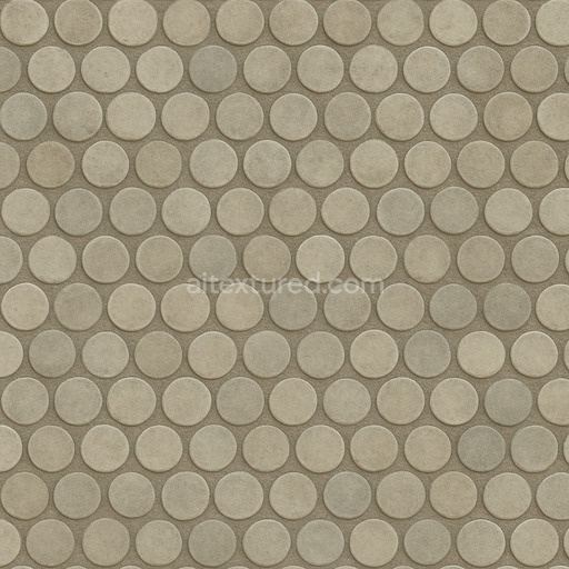 Penny Round Mosaic Small Circles